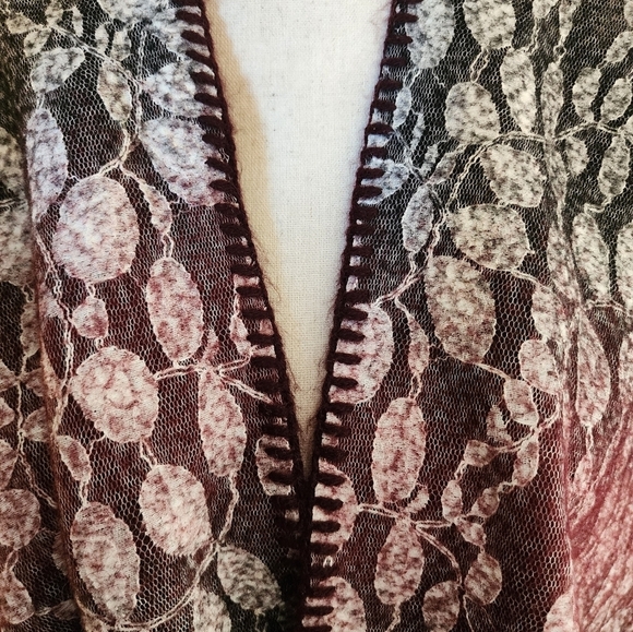 Anthropologie reversable cape poncho one size fits most.  Wrap - Picture 6 of 8